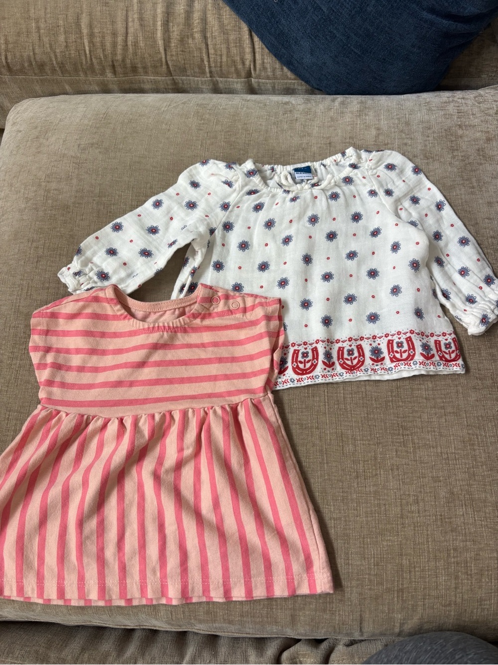Baby Girl Top & Dress Bundle Old Navy Garanimals 3-6 Months